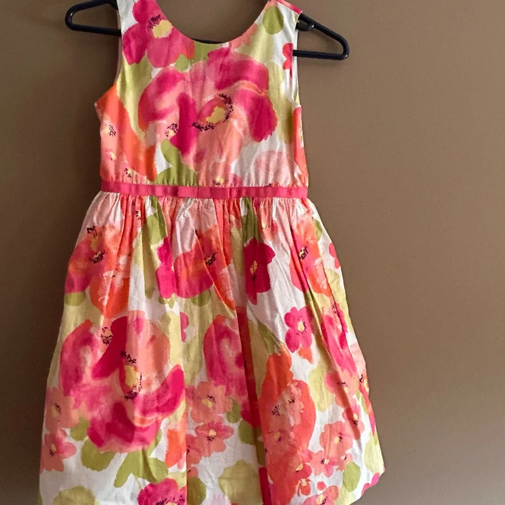 Gymboree Floral Dress in Pink and Orange 🧡host pick🧡